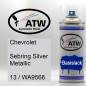 Preview: Chevrolet, Sebring Silver Metallic, 13 / WA9566: 400ml Sprühdose, von ATW Autoteile West.